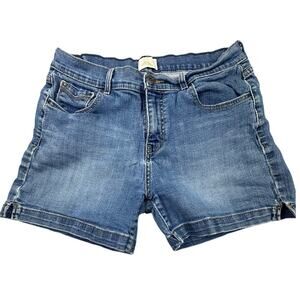 Levi's 515 Denim Shorts Stretch Rivet Pockets Classic